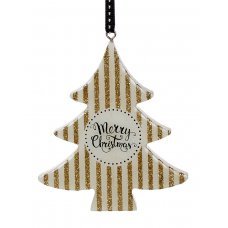 Χριστουγεννίατικo Δεντράκι  Λευκό (17cm)